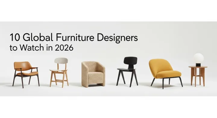 Meet the Makers: 10 Global Furniture Designers to Watch in 2026